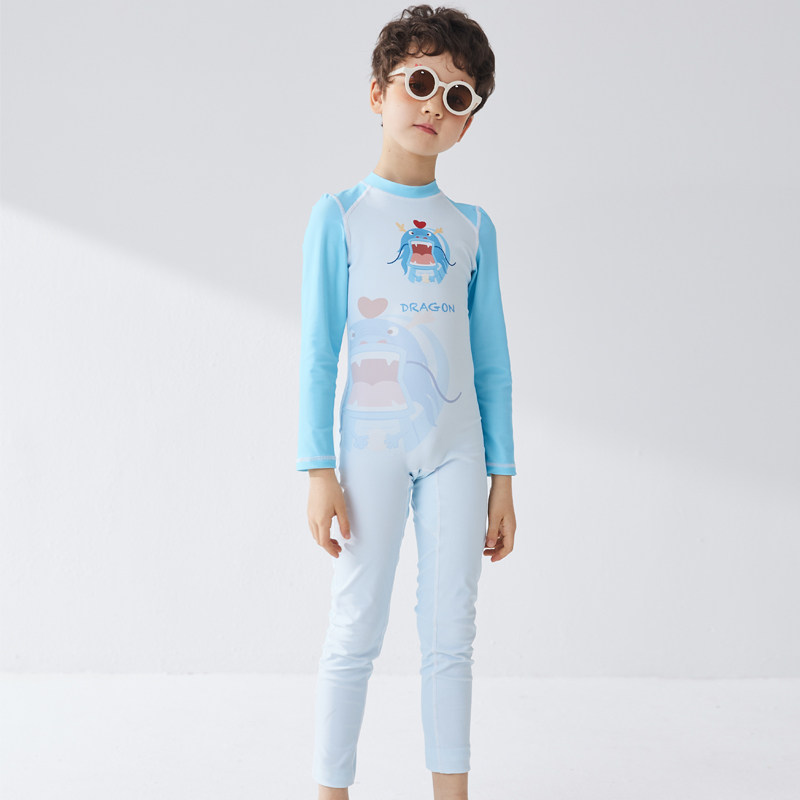 飞鱼未来儿童泳衣长袖长裤男女童户外防晒水上乐园海边沙滩游泳裤,淘宝优惠券,粉丝福利购,淘宝优惠卷