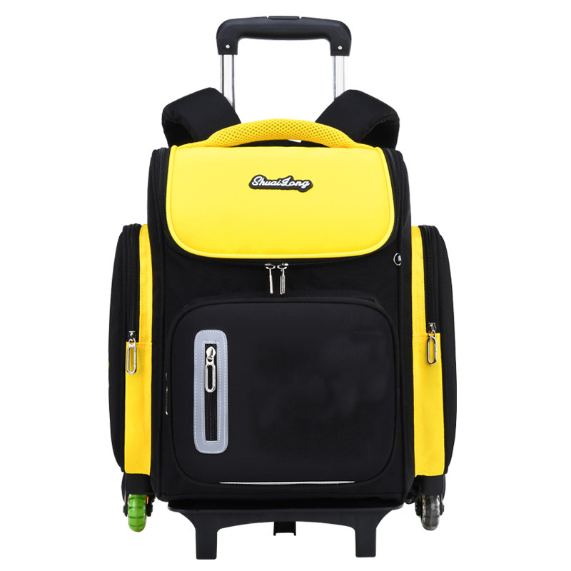 小学生拉杆一到三到六年级女孩书包 嘉米蒂箱包双肩背包