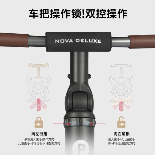 German Qplay baby tricycle 1-3-6 years old baby bicycle lightweight foldable nova tricycle stroller