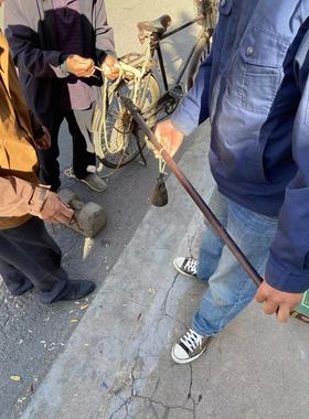 1.09米红木大杆秤老秤带秤砣70年代80年代90年代农村怀旧老物件