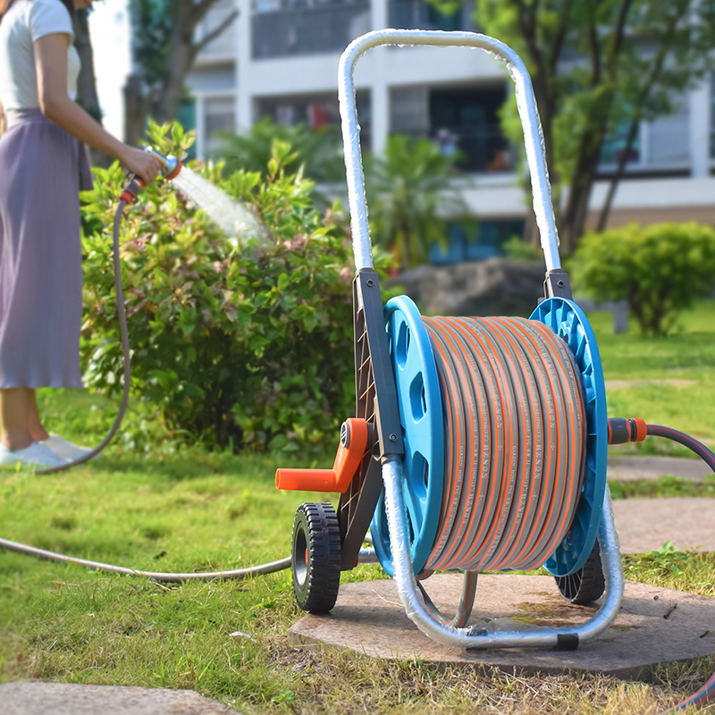 收管子神器卷管器水管车软管收纳架子绞盘管器缠管器绕管架转盘-图3