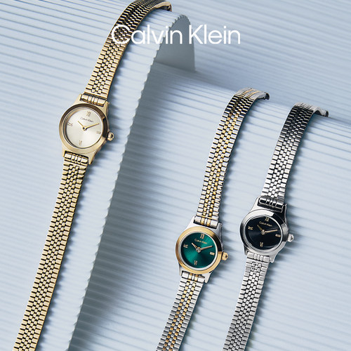 【春夏新品】CalvinKlein官方正品CK手表女小羽纱女表迷你石英表 - 图0