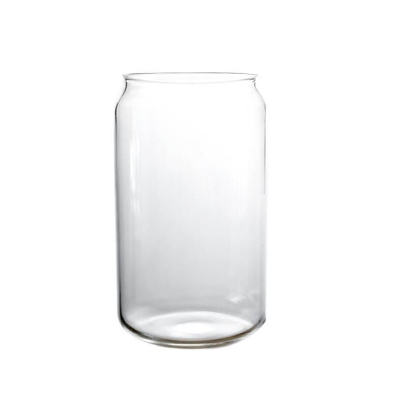 玻璃创意易拉罐造型可乐杯随手杯家用果汁杯网红冷饮咖啡杯-图3