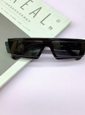 欧美新款儿童太阳镜不规则连体片时尚眼镜网红主播带货小孩墨镜潮