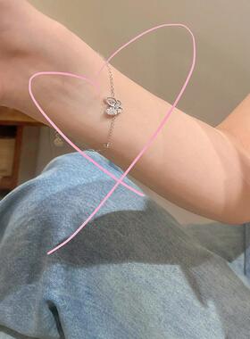 夏致蝴蝶手链女高级感轻奢ins小众设计2027年新款闺蜜手饰品定制