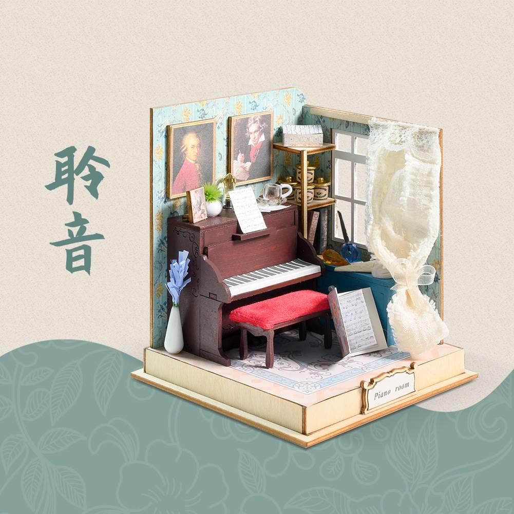 趣益雅diy小屋手工艺术家模型创意礼物-中/英文-图0