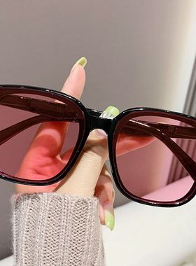 可折叠便携太阳镜灰色潮流网红开车眼镜大框防晒司机太阳眼镜