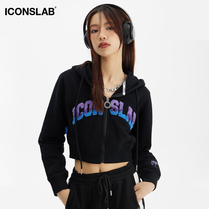 【ssur plus】iconslab毛巾绣潮卫衣 iconslab卫衣