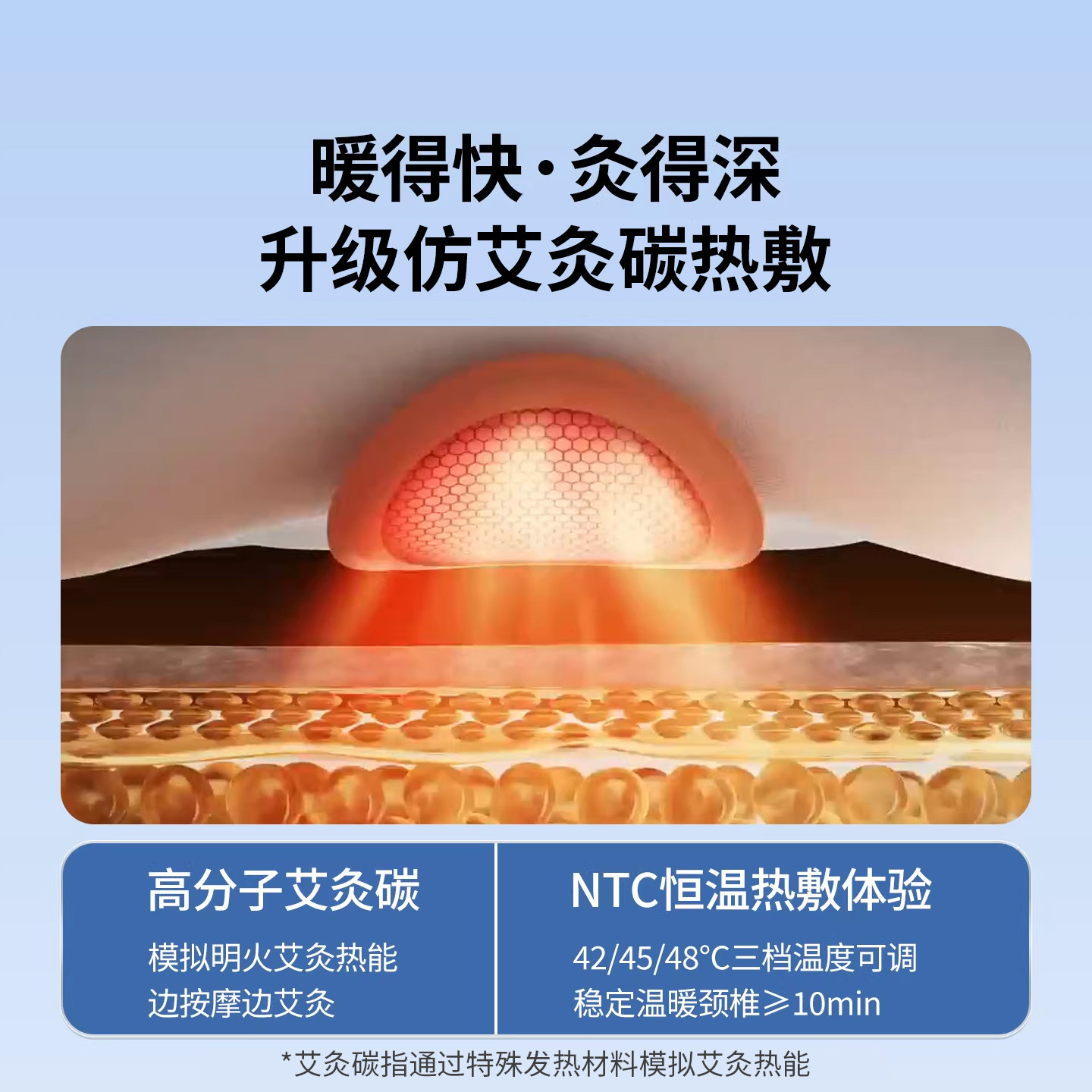【国补】妙界R9揉捶肩颈按摩仪艾灸碳热敷腰部颈椎按摩器生日礼物