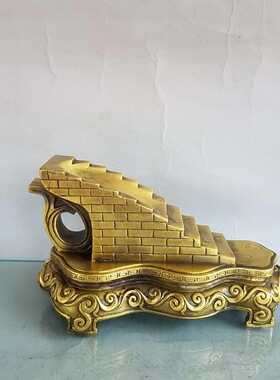 批发黄铜步步高升摆件店铺办公桌家居工艺装饰品礼品一件代发