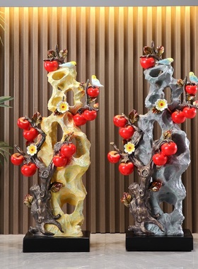 木锐树脂落地摆件简约现代客厅