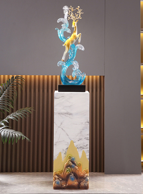 风生水起创意风鹿创意装饰摆件