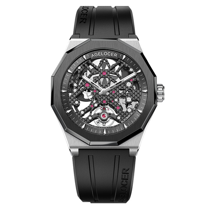 agelocer艾戈勒黑森林陶瓷圈机械表 AGELOCER爱勒国产腕表