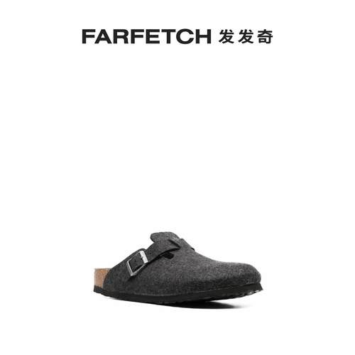 Birkenstock男士Boston扣环羊毛拖鞋FARFETCH发发奇-图0