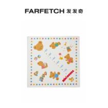 Miki House childrens clothing height picture cotton bath towels FARFETCH hair chic