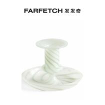 The Hay Flare striped glass candle holder FARFETCH sends a chic