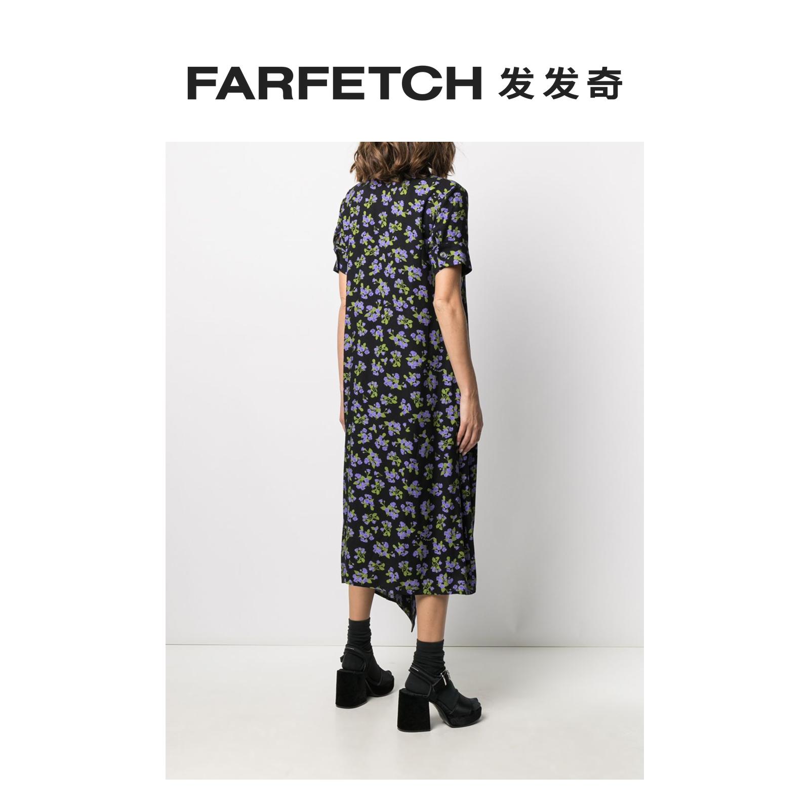 [Final Sale]Natasha Zinko女士花卉印花垂坠中长连衣裙FARFETCH - 图2