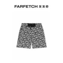 The Marc Jacobs Costume Logo printed swimsuit FARFETCH Fat Chic