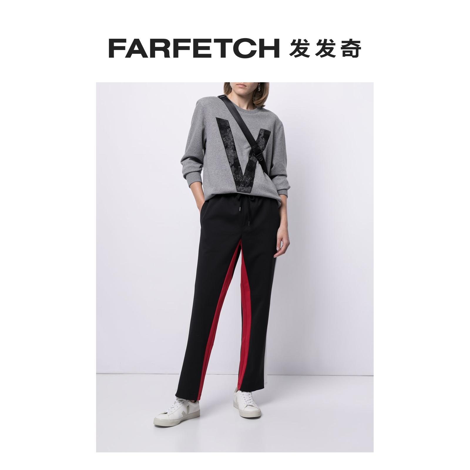 [Final Sale]Ports V男女通用侧条纹直筒裤FARFETCH发发奇-图1