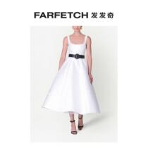 Ms. Carolina Herrera Lady Pattern Jacquard with long one-piece dress FARFETCH Fat Chic