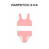 N° 2 1 child bottling logo printed scallop bikini suit FARFETCH hair chic