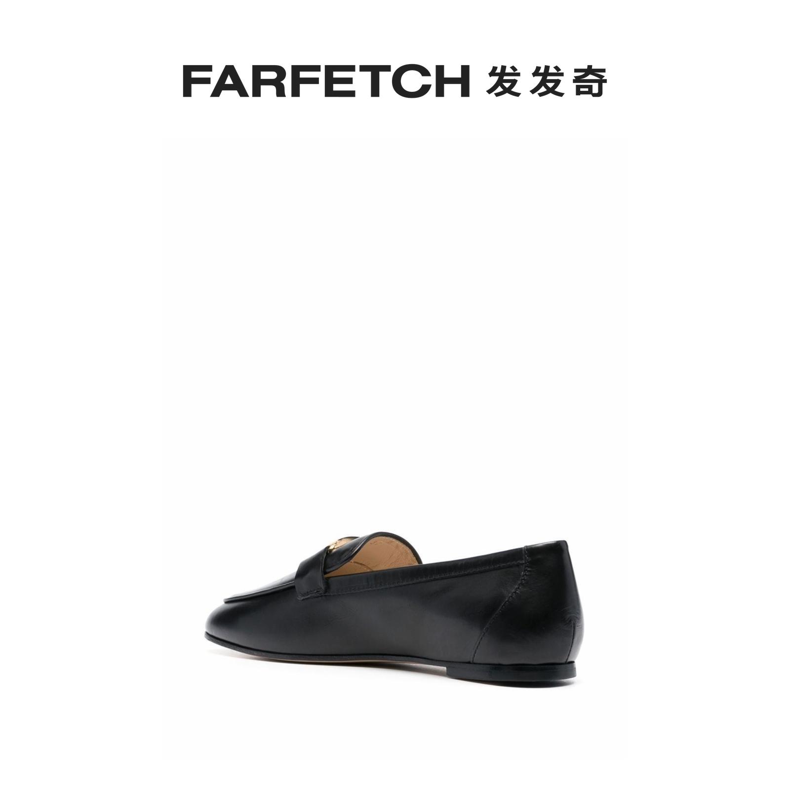 Tod'S女士T-logo 皮质乐福鞋FARFETCH发发奇 - 图1