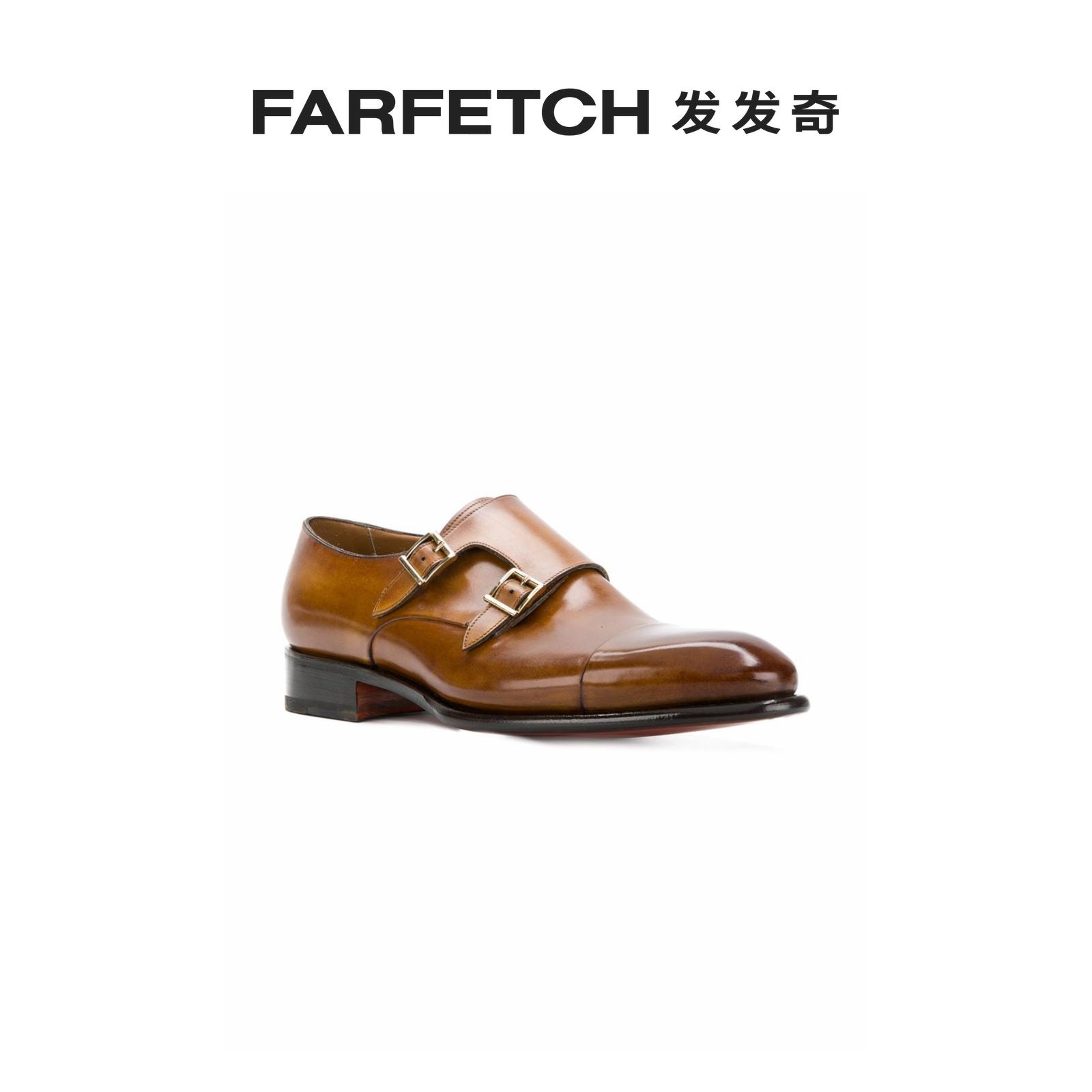 Santoni男士classic monk shoesFARFETCH发发奇-图0