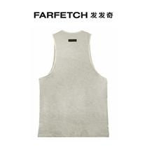 FEAR OF GOD ESSENTIALS MENS LABEL COTTON TANK VEST FARFETCH Qi