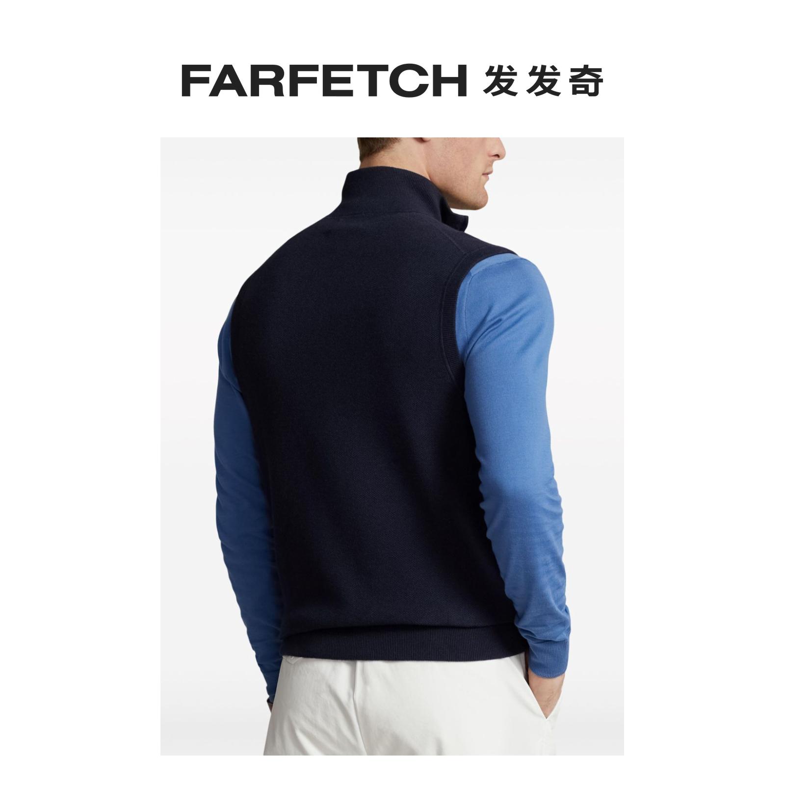 Polo Ralph Lauren男士Polo Pony 刺绣针织马甲FARFETCH发发奇