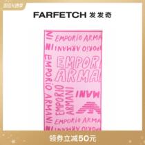 Emporio Armani Amari Costume Logo printed wool towels BEACH TOWELS FARFETCH Fat Chic