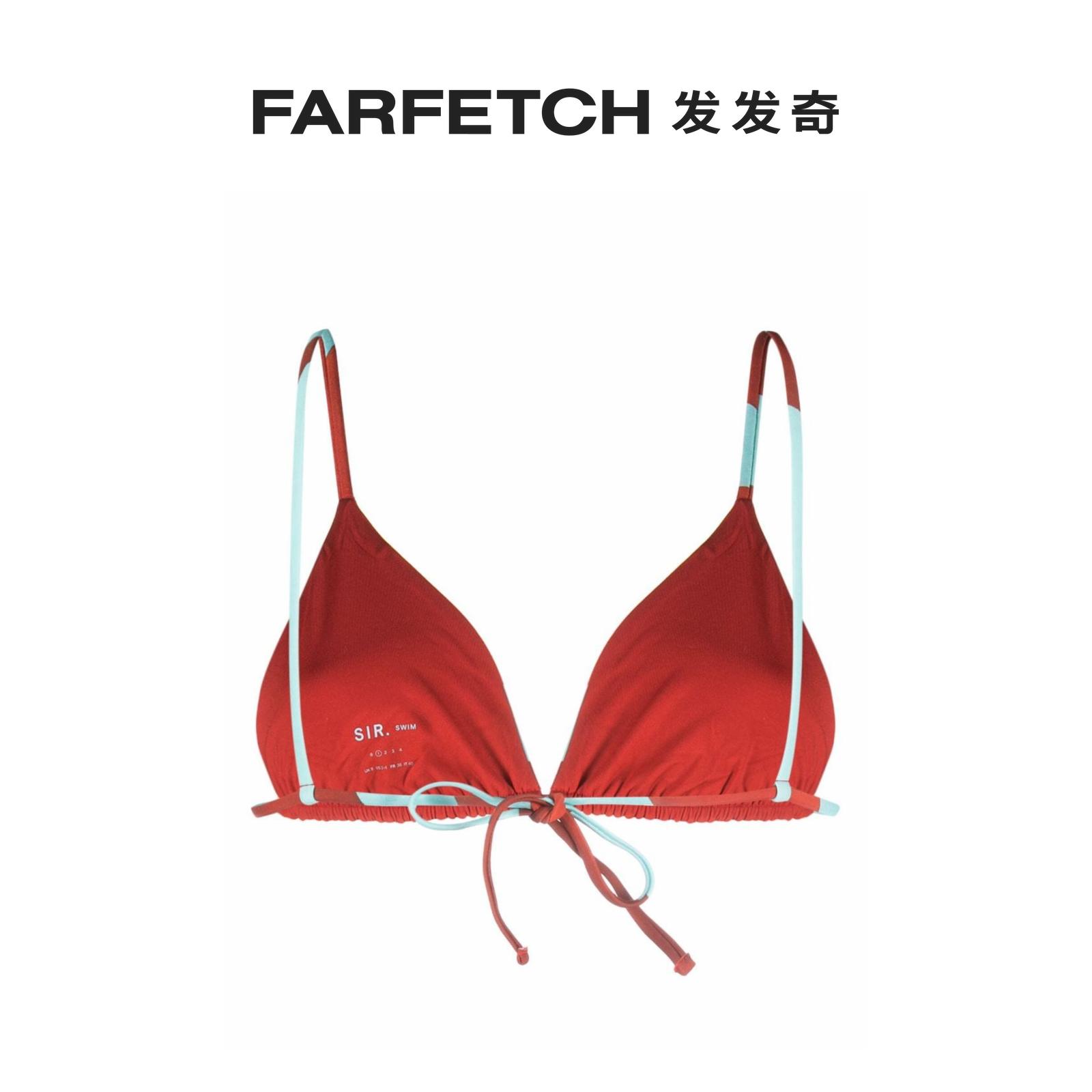 SIR THE LABEL女士Francesca 三角形比基尼上装FARFETCH发发奇 - 图0