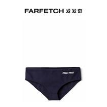Miu Miu Miumiao Ladies logo embroidered bikini triangle pants FARFETCH Fat Chic