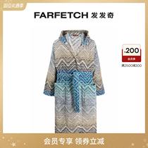 Missoni Home Men and women General Z-shaped patterned printed towel cloth bathrobe FARFETCH Fat Chic