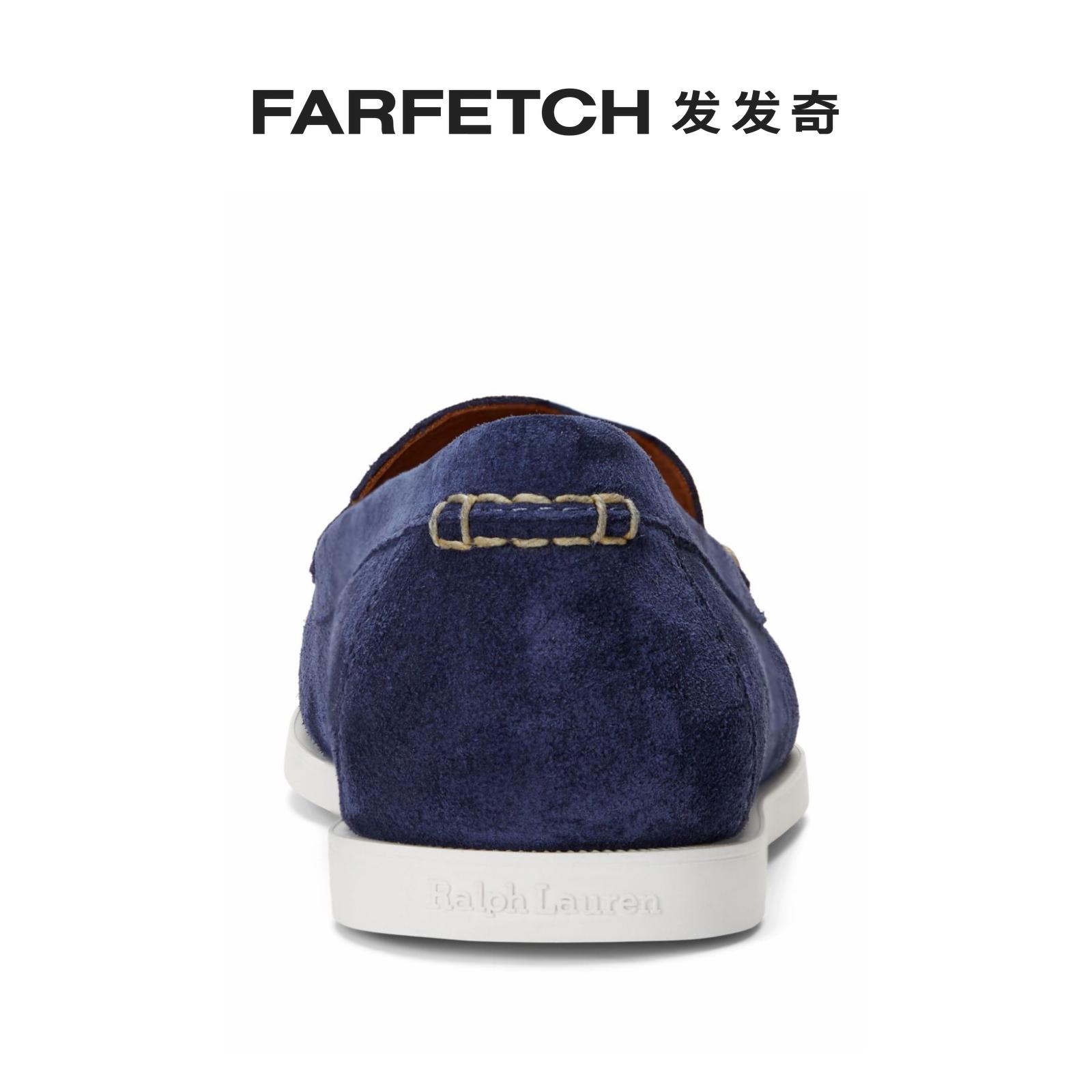 Polo Ralph Lauren男士Merton 绒面皮乐福鞋FARFETCH发发奇 - 图1