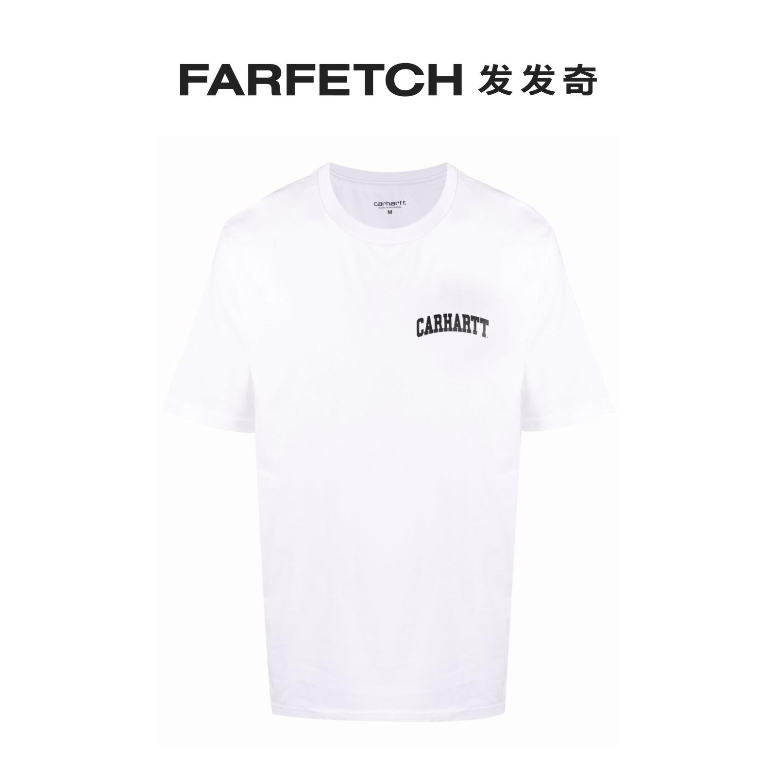 Carhartt Wip男士logo印花T恤 FARFETCH发发奇 - 图0