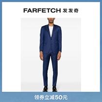 Canali mens single row of buttoned wool suits FARFETCH Fat Chic