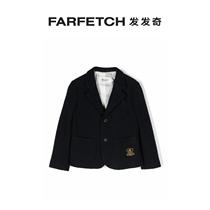 Bonpoint Punbo Bay Child Bottling Logo Embroidered Single Row Buttoned Suit Jacket FARFETCH Hair Chic