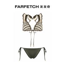 Ms Zimmermann Ms Devi hooked up knitted bikini suit FARFETCH hair chic