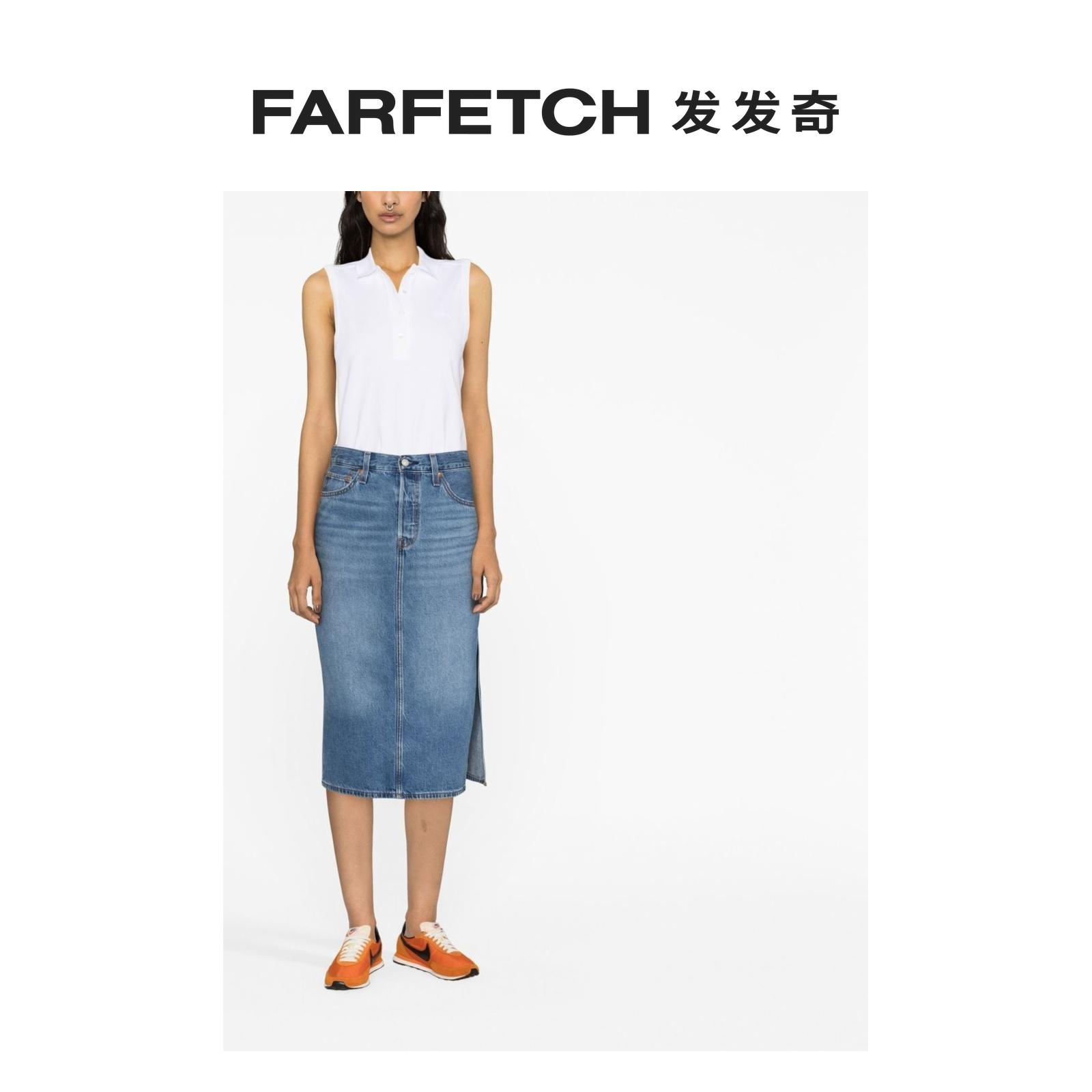 Levi'S李维斯女士中腰牛仔中长半身裙FARFETCH发发奇 - 图2