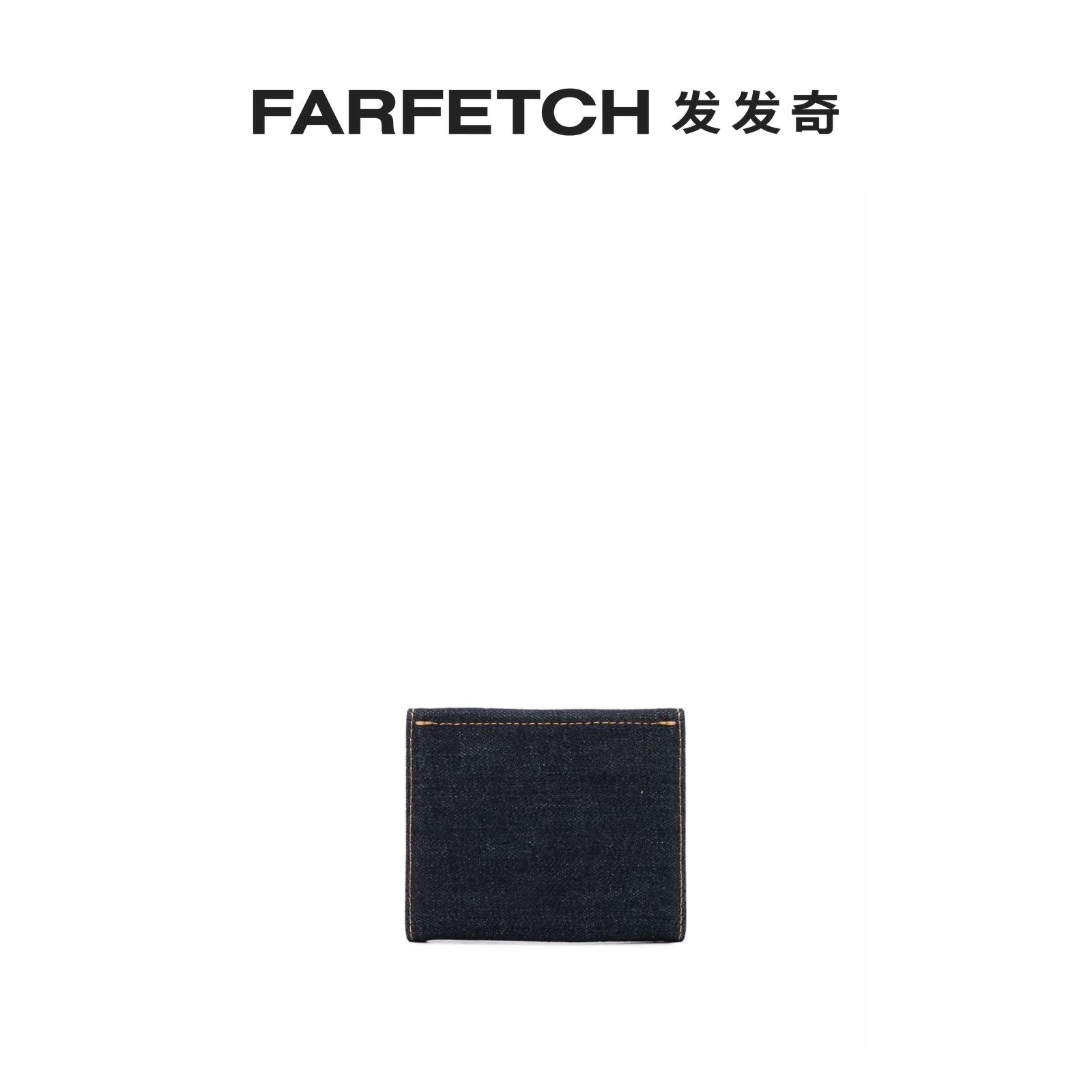 Polo Ralph Lauren男士牛仔信封式钱包FARFETCH发发奇 - 图0