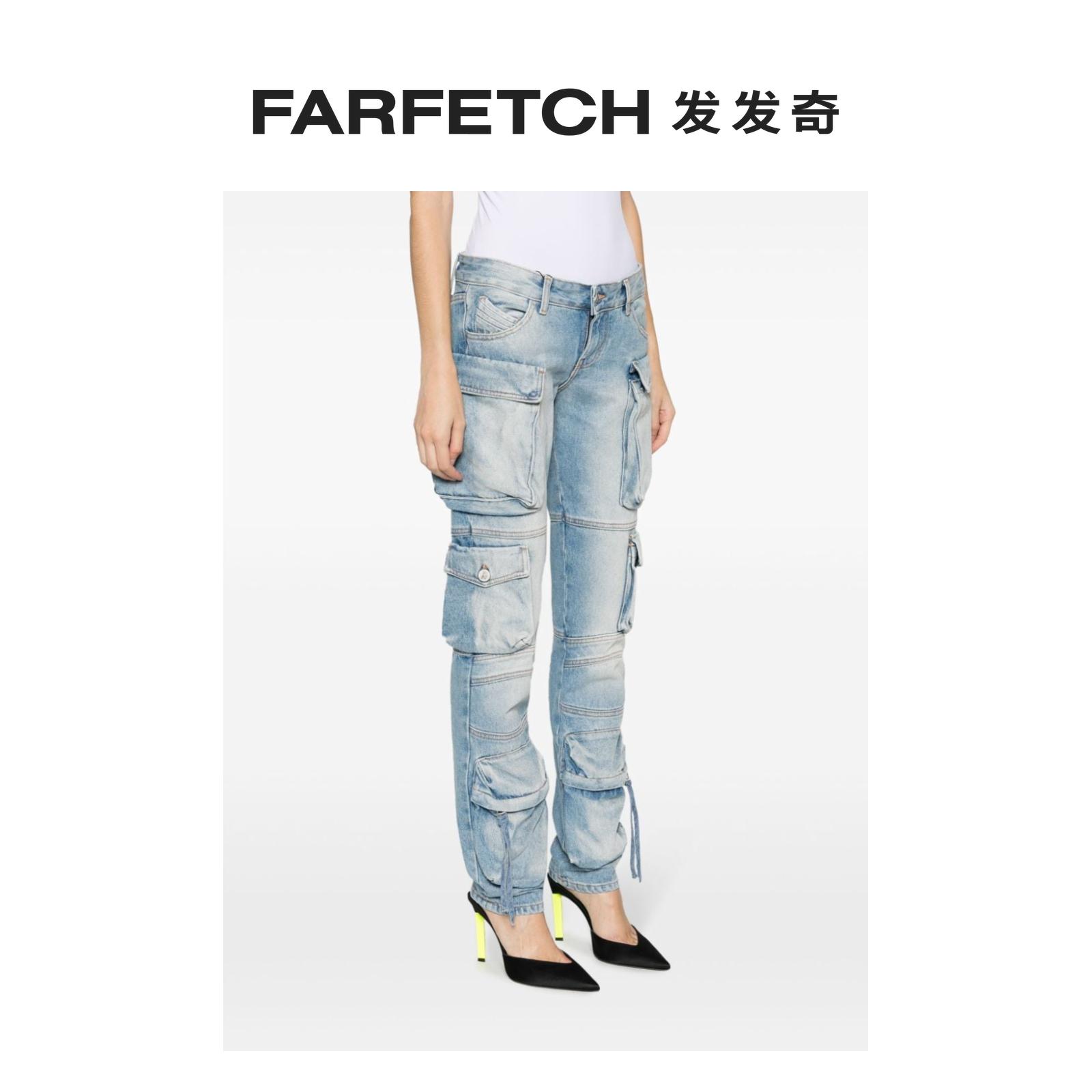 [Final Sale]The Attico女士Essie工装牛仔裤FARFETCH发发奇-图1