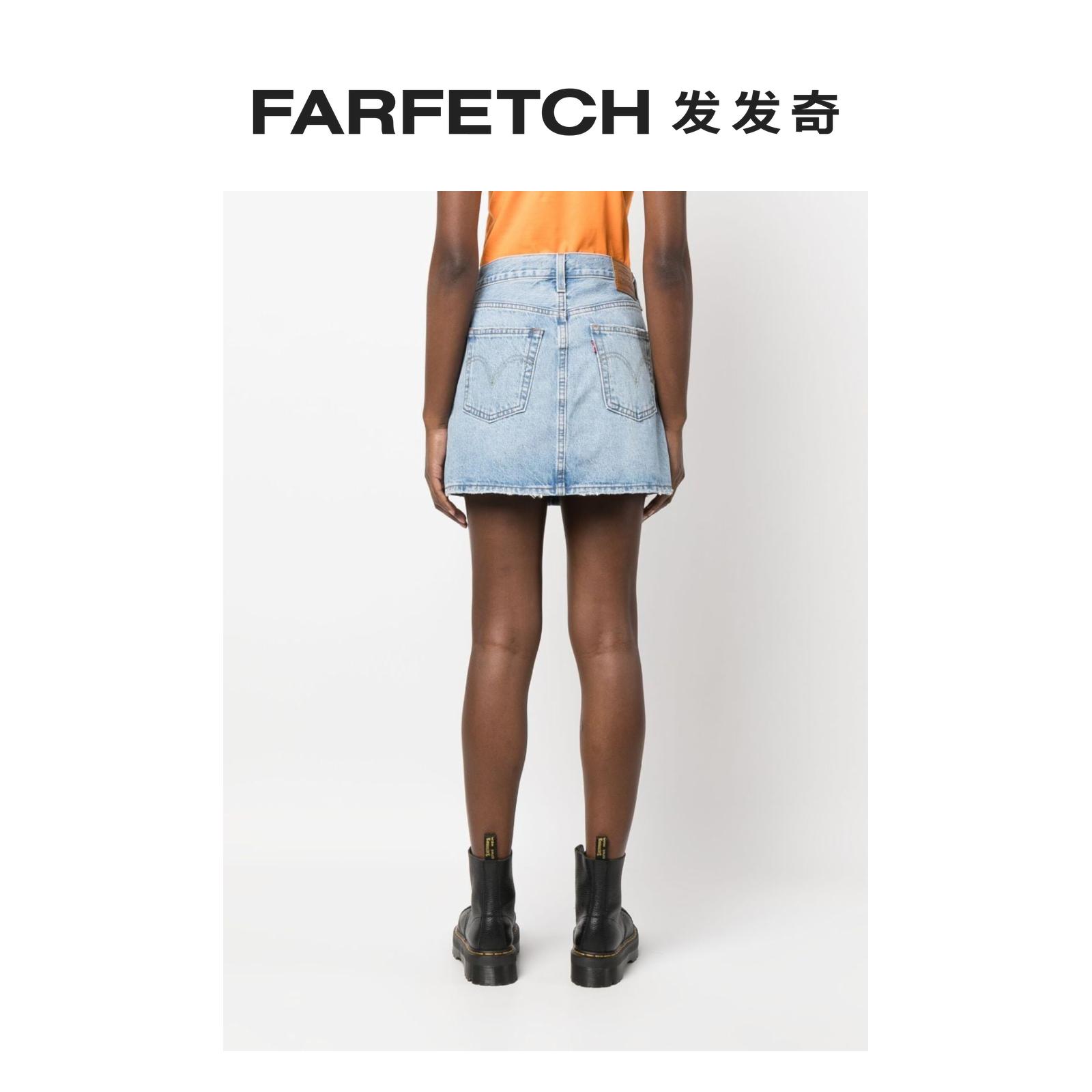 Levi'S李维斯女士中腰牛仔半身裙FARFETCH发发奇 - 图2