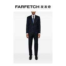 Brioni Mens Twill Weave Blu Wool Suit Suit FARFEtch Hair Chic