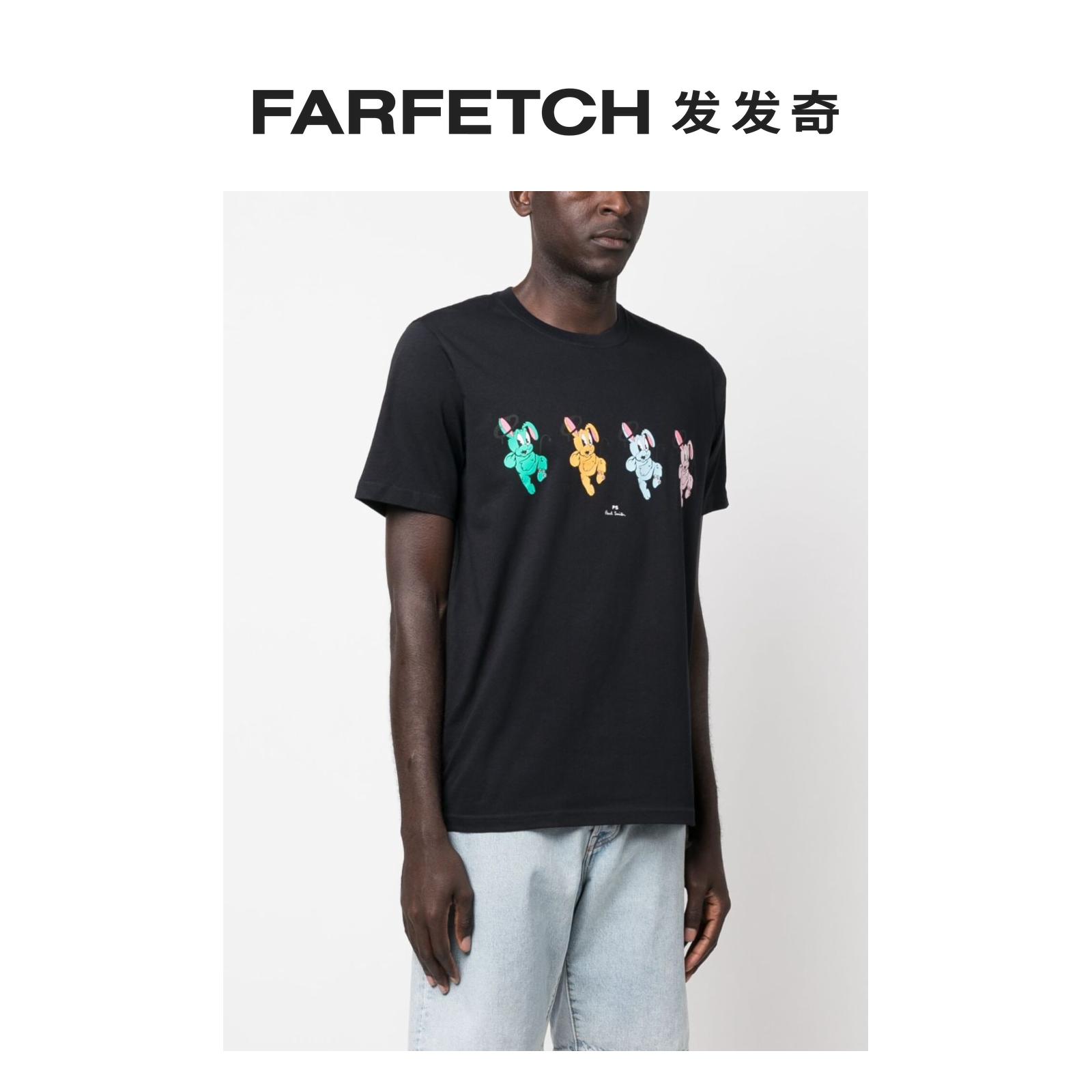 Ps Paul Smith男士X Bunny Repeat T恤FARFETCH发发奇 - 图1