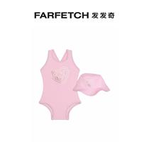 Michael Kors Childrens Clothing Classic Logo Printed One-piece Swimsuit FARFETCH Hair Chic