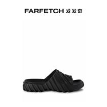 Off-White mens Exploration embossing slippers FARFETCH Fat Chic