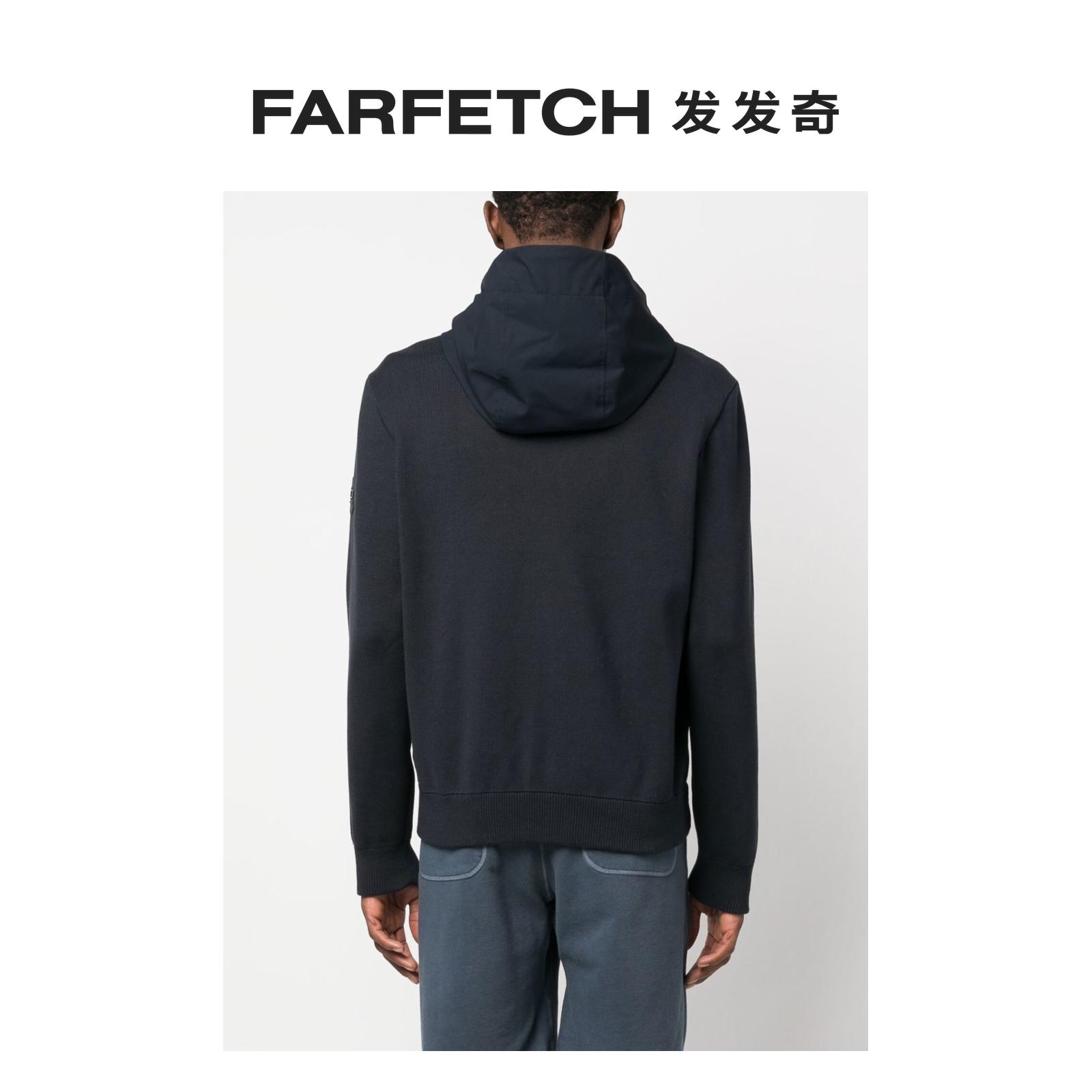 Woolrich男士Sundance 拼接连帽夹克FARFETCH发发奇 - 图2