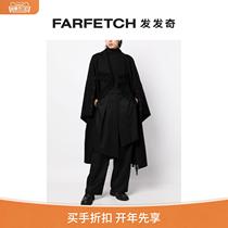 Goen J ladies double row buttoned flow Su details wool jacket FARFETCH Hair chic