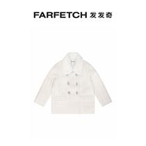 Self-Portrait Kids dress coarse flowers double-row buttoned jacket FARFETCH Fat Chic