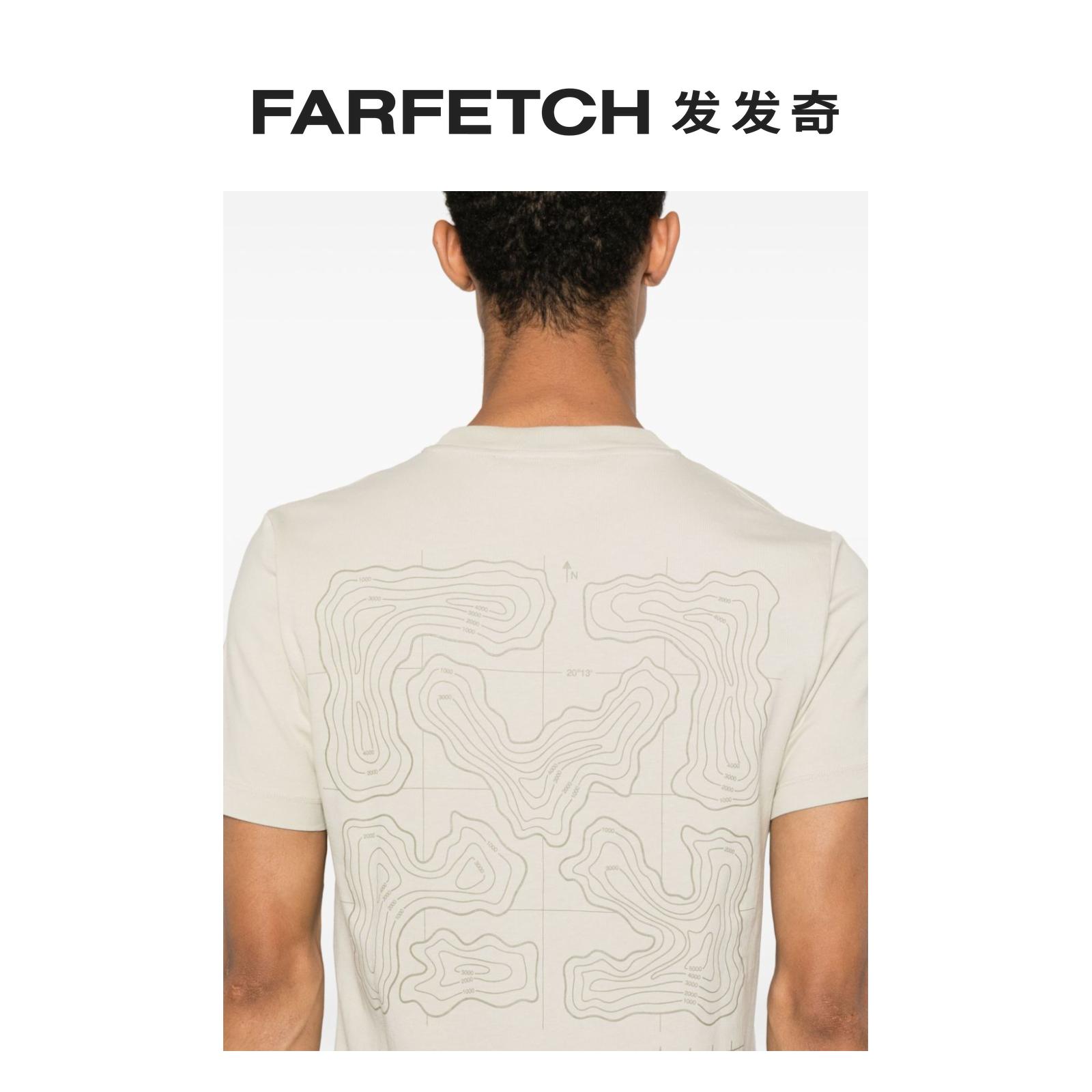 Off-White男士箭头图案T恤FARFETCH发发奇 - 图3